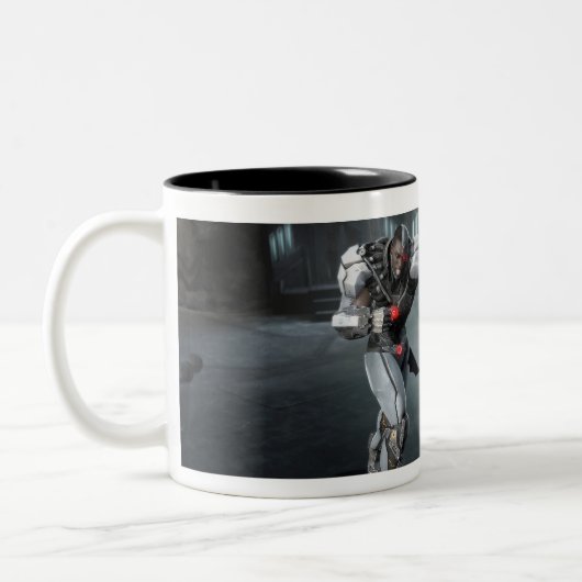 Screenshot: Cyborg vs Batman Zweifarbige Tasse (Links)