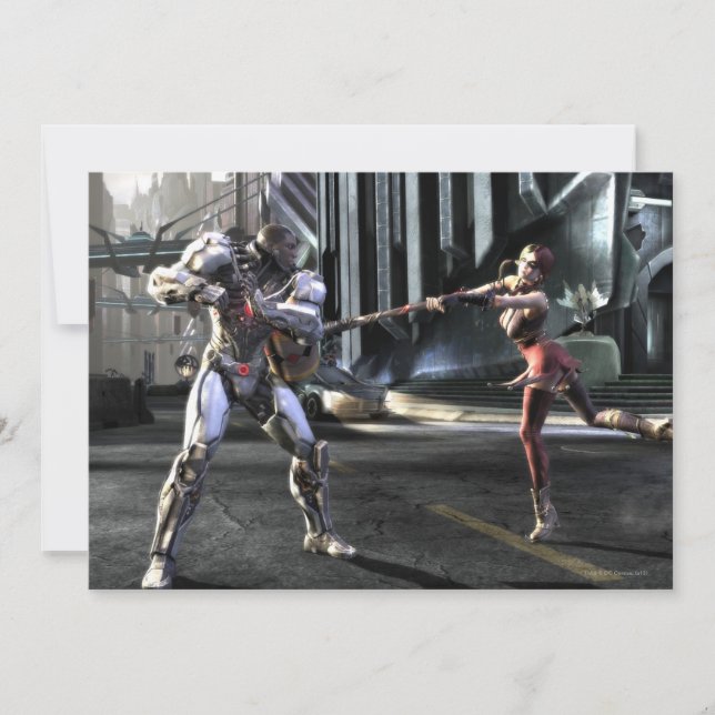 Screenshot: Cyborg vs Harley (Vorderseite)