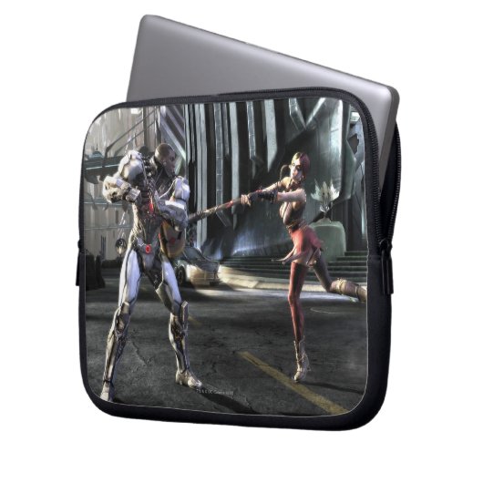 Screenshot: Cyborg vs Harley Laptopschutzhülle (Vorderseite Links)