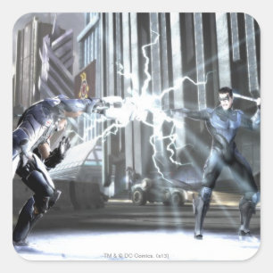 Screenshot: Cyborg vs. Nachts 4 Quadratischer Aufkleber