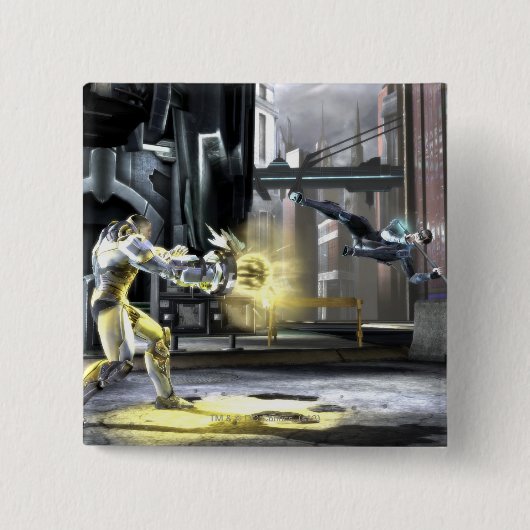 Screenshot: Cyborg vs Nightwing 2 Button (Vorderseite)