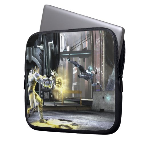 Screenshot: Cyborg vs Nightwing 2 Laptopschutzhülle (Vorderseite Links)