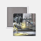 Screenshot: Cyborg vs Nightwing 2 Magnet (Vorderseite/Rückseite)