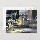 Screenshot: Cyborg vs Nightwing 2 Postkarte (Vorne/Hinten)