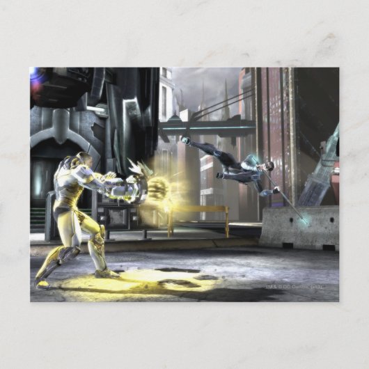 Screenshot: Cyborg vs Nightwing 2 Postkarte (Vorderseite)