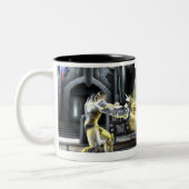 Screenshot: Cyborg vs Nightwing 2 Zweifarbige Tasse (Links)