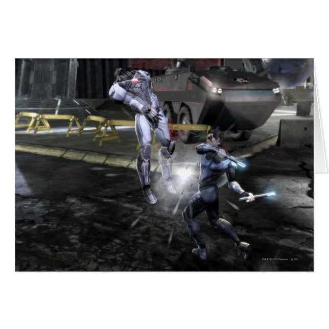 Screenshot: Cyborg vs Nightwing 3 (Vorderseite (Horizontal))