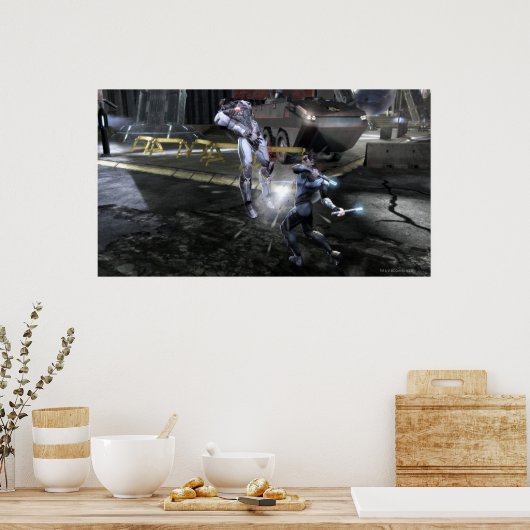 Screenshot: Cyborg vs Nightwing 3 Poster (Küche)