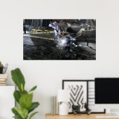 Screenshot: Cyborg vs Nightwing 3 Poster (Heimbüro)