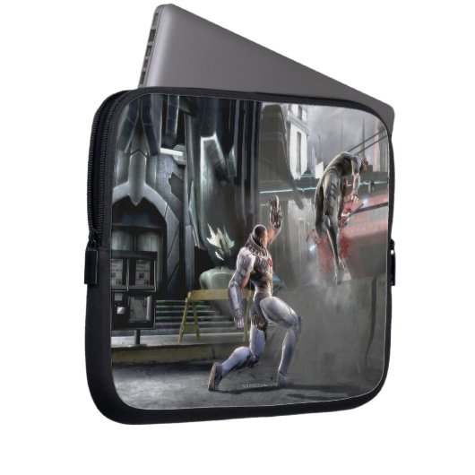 Screenshot: Cyborg vs Nightwing Laptopschutzhülle (Vorne Rechts)