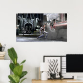 Screenshot: Cyborg vs Nightwing Poster (Heimbüro)