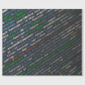 Screenshot der Quellcodes Geschenkpapier (Flach)