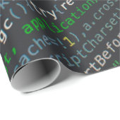 Screenshot der Quellcodes Geschenkpapier (Rolleneckpunkt)