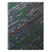 Screenshot der Quellcodes Notizblock (Vorderseite)