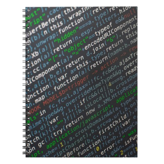 Screenshot der Quellcodes Notizblock (Vorderseite)