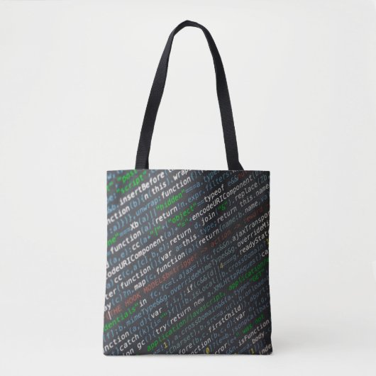 Screenshot der Quellcodes Tasche (Vorderseite)