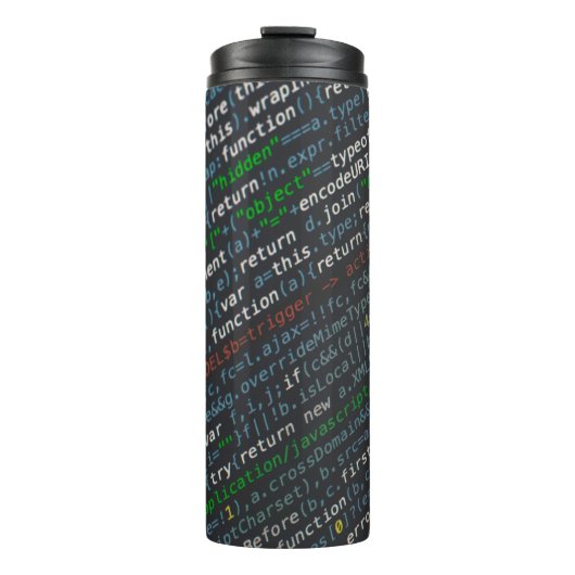 Screenshot der Quellcodes Thermosbecher (Vorderseite)