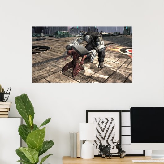 Screenshot: Flash vs Grundy 2 Poster (Heimbüro)