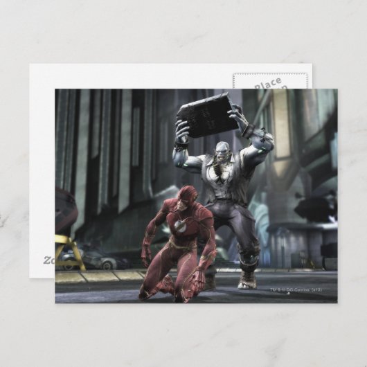 Screenshot: Flash vs Grundy Postkarte (Vorne/Hinten)