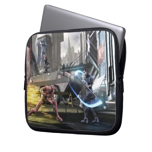 Screenshot: Flash vs Nightseeing Laptopschutzhülle (Vorderseite Links)