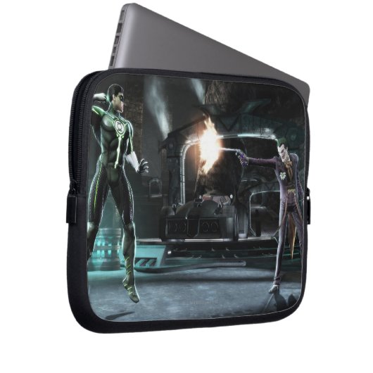 Screenshot: Green Lantern vs Joker Laptopschutzhülle (Vorne Rechts)