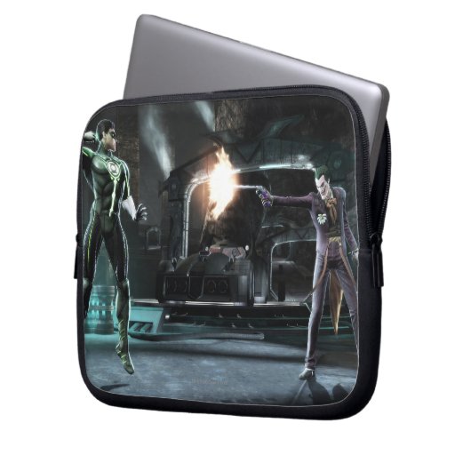 Screenshot: Green Lantern vs Joker Laptopschutzhülle (Vorderseite Links)