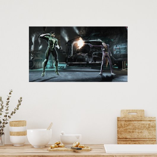 Screenshot: Green Lantern vs Joker Poster (Küche)
