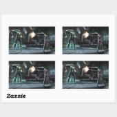 Screenshot: Green Lantern vs Joker Rechteckiger Aufkleber (Blatt)