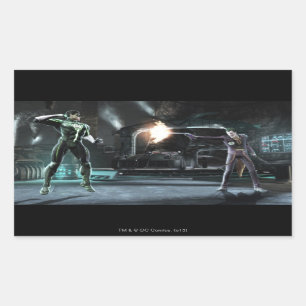 Screenshot: Green Lantern vs Joker Rechteckiger Aufkleber