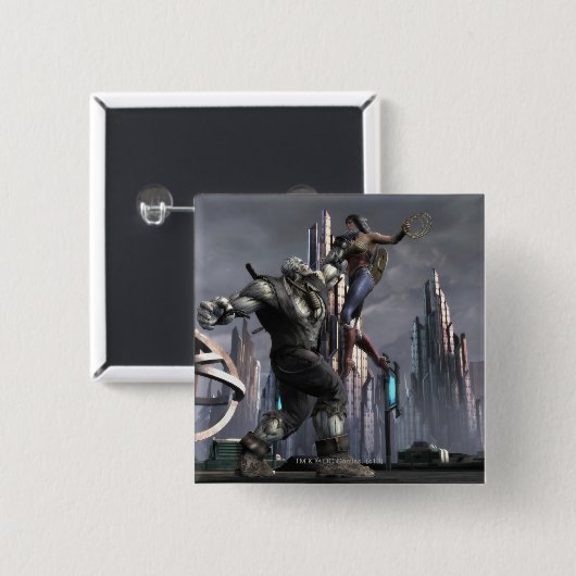 Screenshot: Grundy vs Wonder Woman Button (Vorne & Hinten)