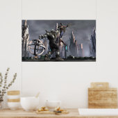 Screenshot: Grundy vs Wonder Woman Poster (Küche)