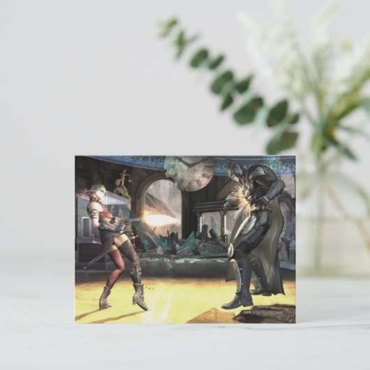 Screenshot: Harley vs Batman 2 Postkarte (Stehend Vorderseite)