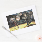 Screenshot: Harley vs Batman 2 Rechteckiger Aufkleber (Umschlag)