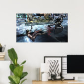 Screenshot: Harley vs Batman Poster (Heimbüro)