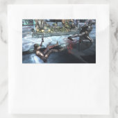 Screenshot: Harley vs Batman Rechteckiger Aufkleber (Tasche)