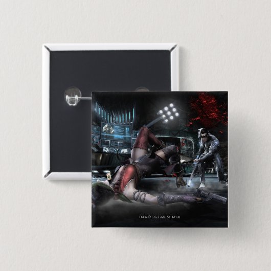 Screenshot: Harley vs Nightwing 2 Button (Vorne & Hinten)