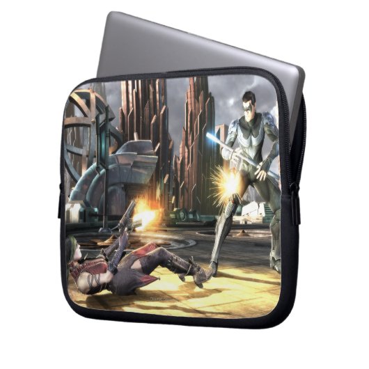 Screenshot: Harley vs Nightwing Laptopschutzhülle (Vorderseite Links)