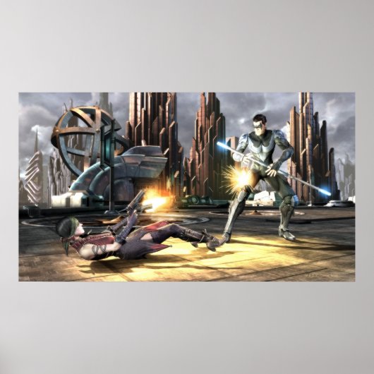 Screenshot: Harley vs Nightwing Poster (Vorne)