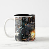 Screenshot: Harley vs Nightwing Zweifarbige Tasse (Links)