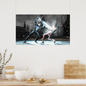 Screenshot: Nachts gegen Harley Poster (Küche)