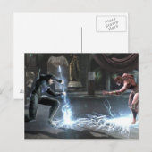 Screenshot: Nightwing gegen Blitz Postkarte (Vorne/Hinten)