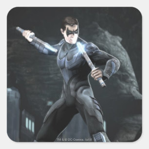 Screenshot: Nightwing Quadratischer Aufkleber