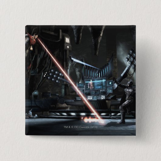 Screenshot: Superman gegen Batman Button (Vorderseite)