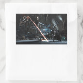 Screenshot: Superman gegen Batman Rechteckiger Aufkleber (Tasche)