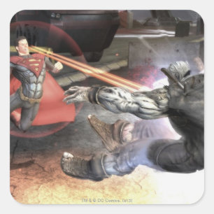 Screenshot: Superman vs Batman 2 Quadratischer Aufkleber