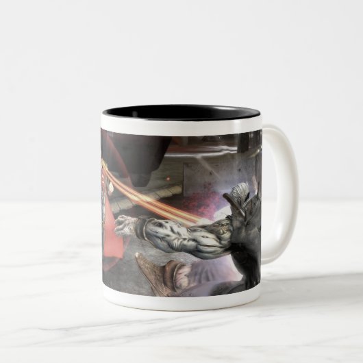 Screenshot: Superman vs Batman 2 Zweifarbige Tasse (VorderseiteRechts)