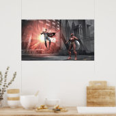 Screenshot: Superman vs Flash Poster (Küche)