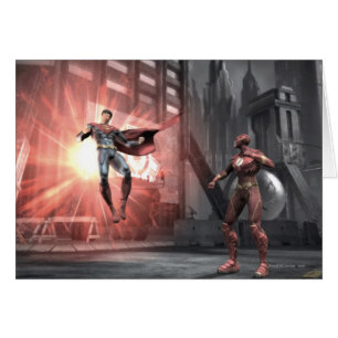 Screenshot: Supermann gegen Blitz