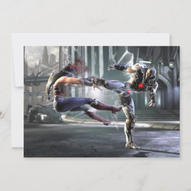 Screenshot: Wonder Woman vs Cyborg (Vorderseite)