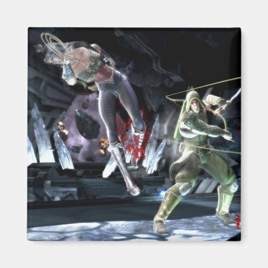 Screenshot: Wonder Woman vs Green Arrow Magnet (Vorne)